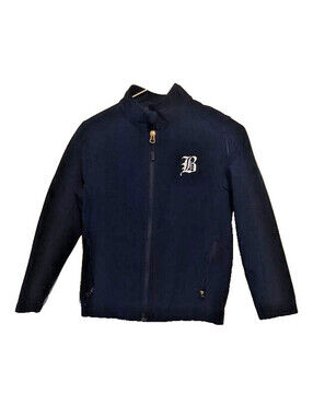 Port Authority Youth Jacket Small Navy Blue Unisex w/"B" Monogram (LNWOT)